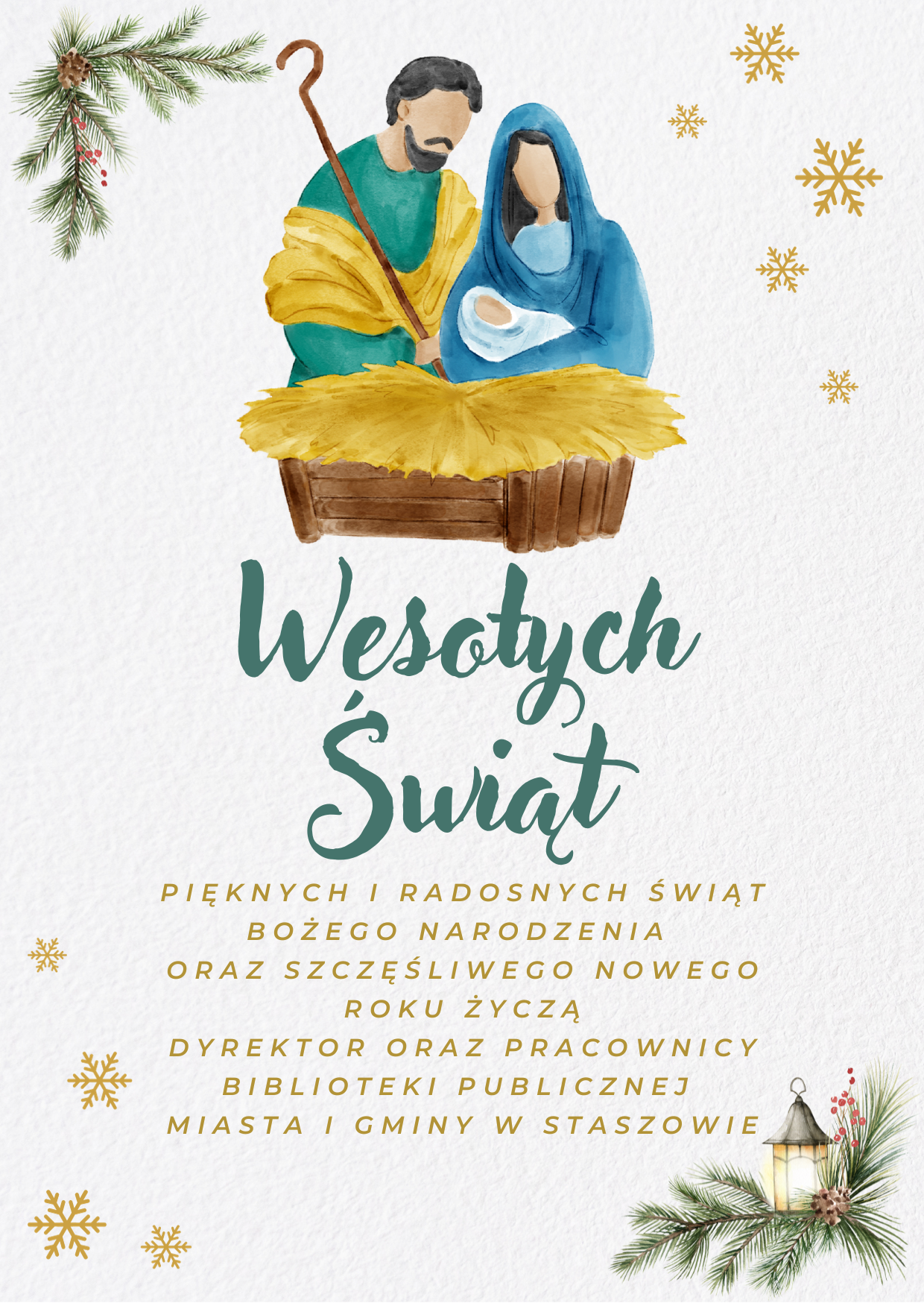 Wesołych Świąt Bożego Narodzenia!