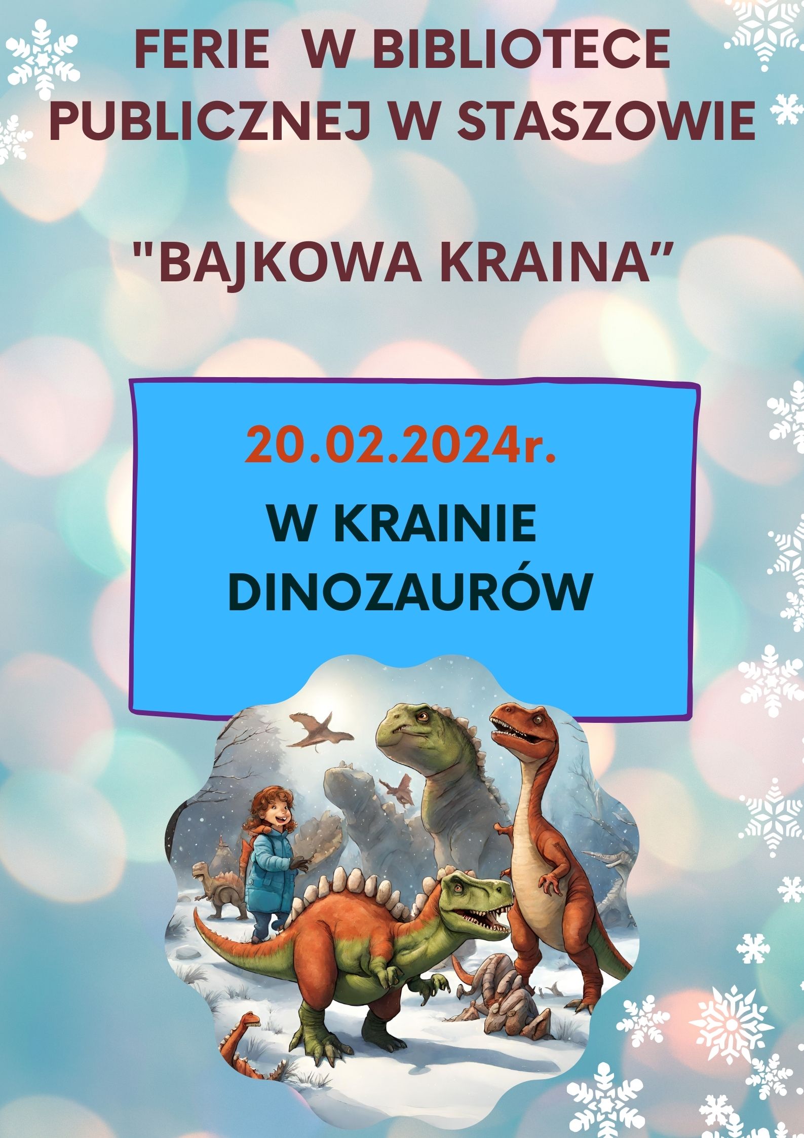 Ferie w Bibliotece (2024) - W krainie dinozaurów