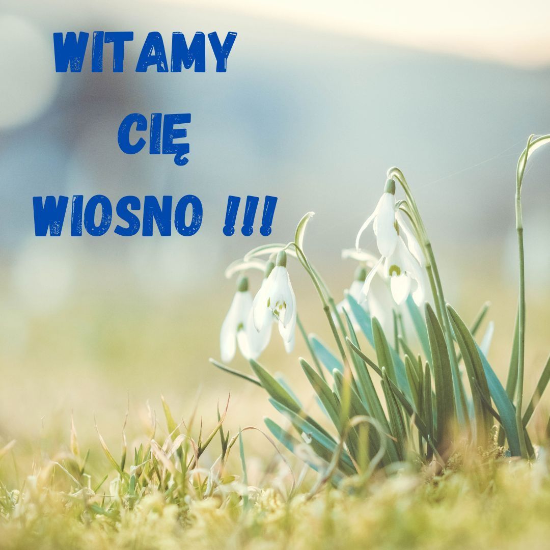 Witamy cię wiosno!