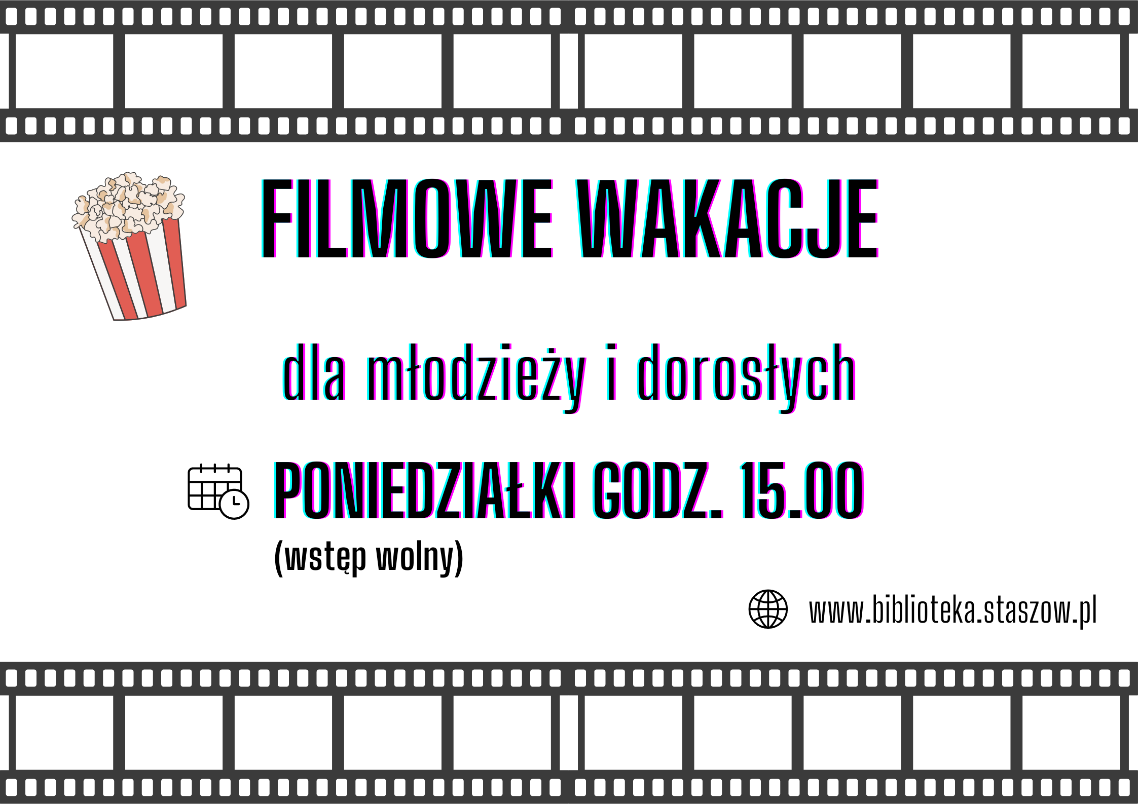 Filmowe wakacje w Bibliotece!