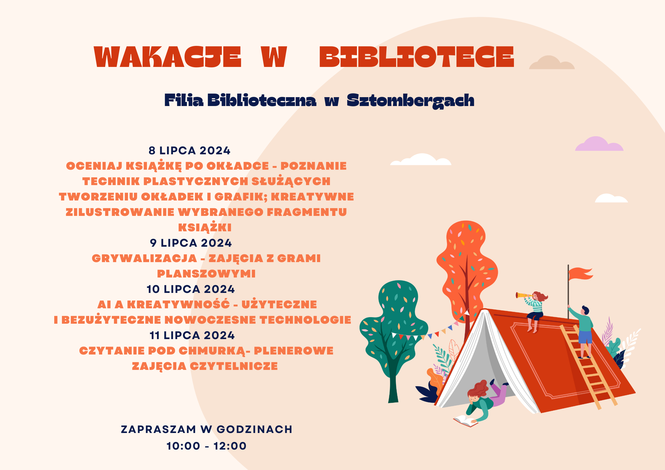 Wakacje w Filiach Biblioteki!