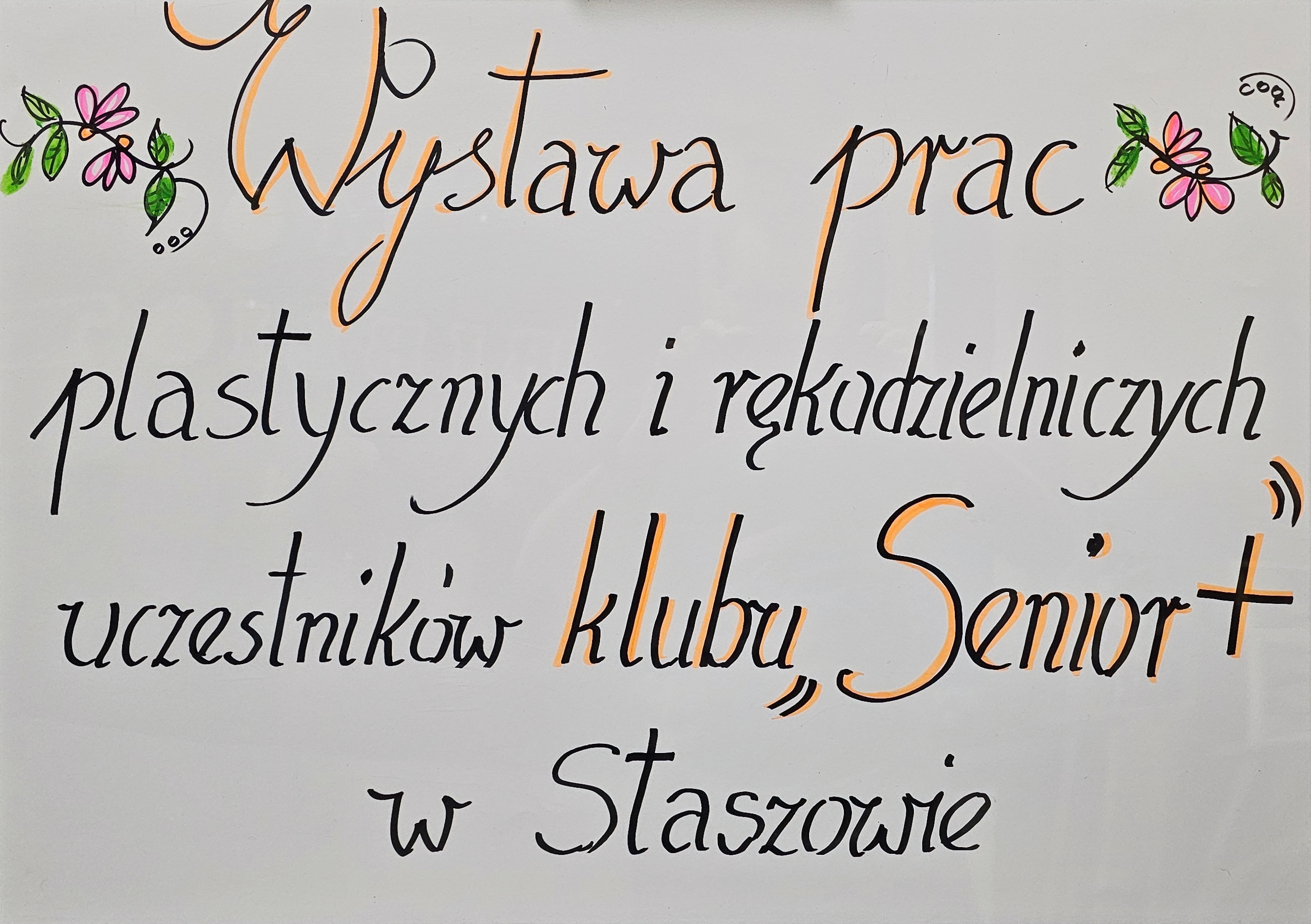 Wystawa prac uczestników klubu „Senior+”