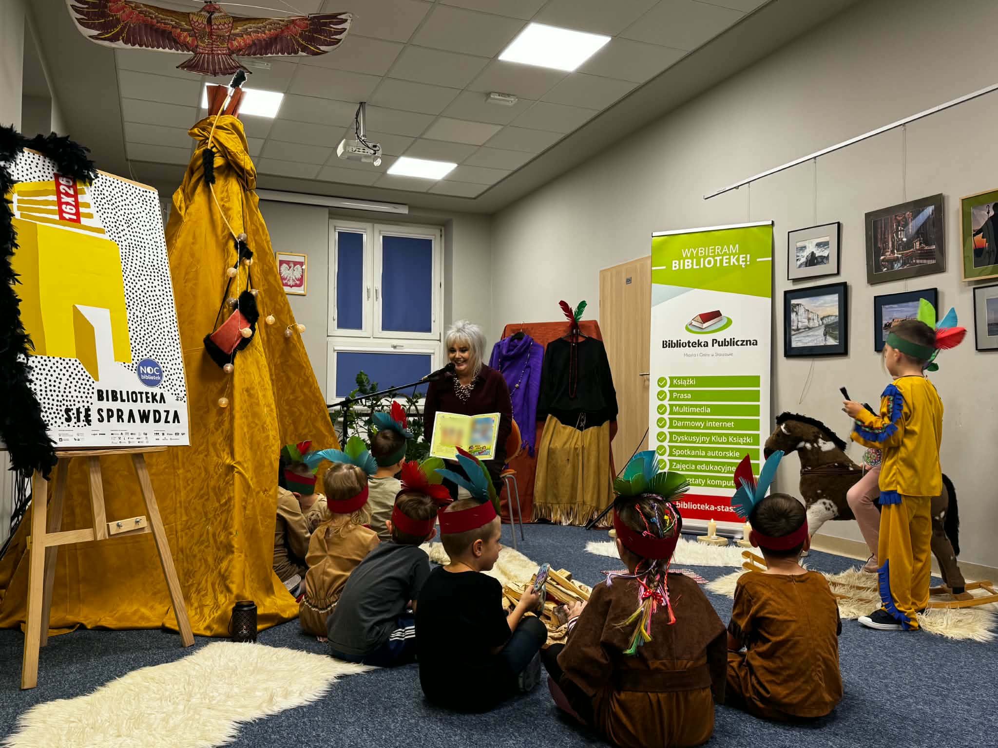 Indiańska Noc w&nbsp;Bibliotece!