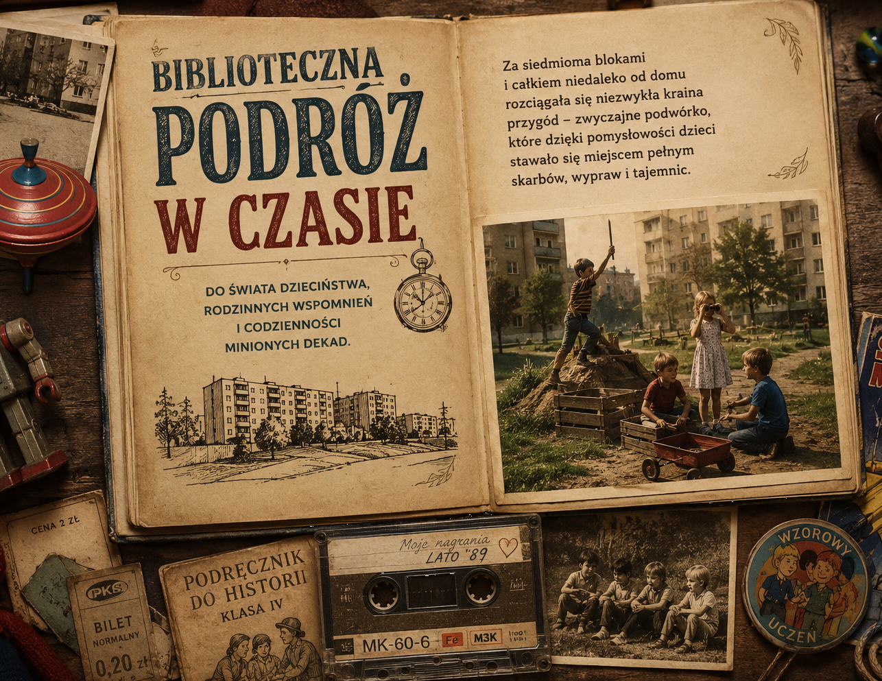 Biblioteczna podr&oacute;ż w&nbsp;czasie