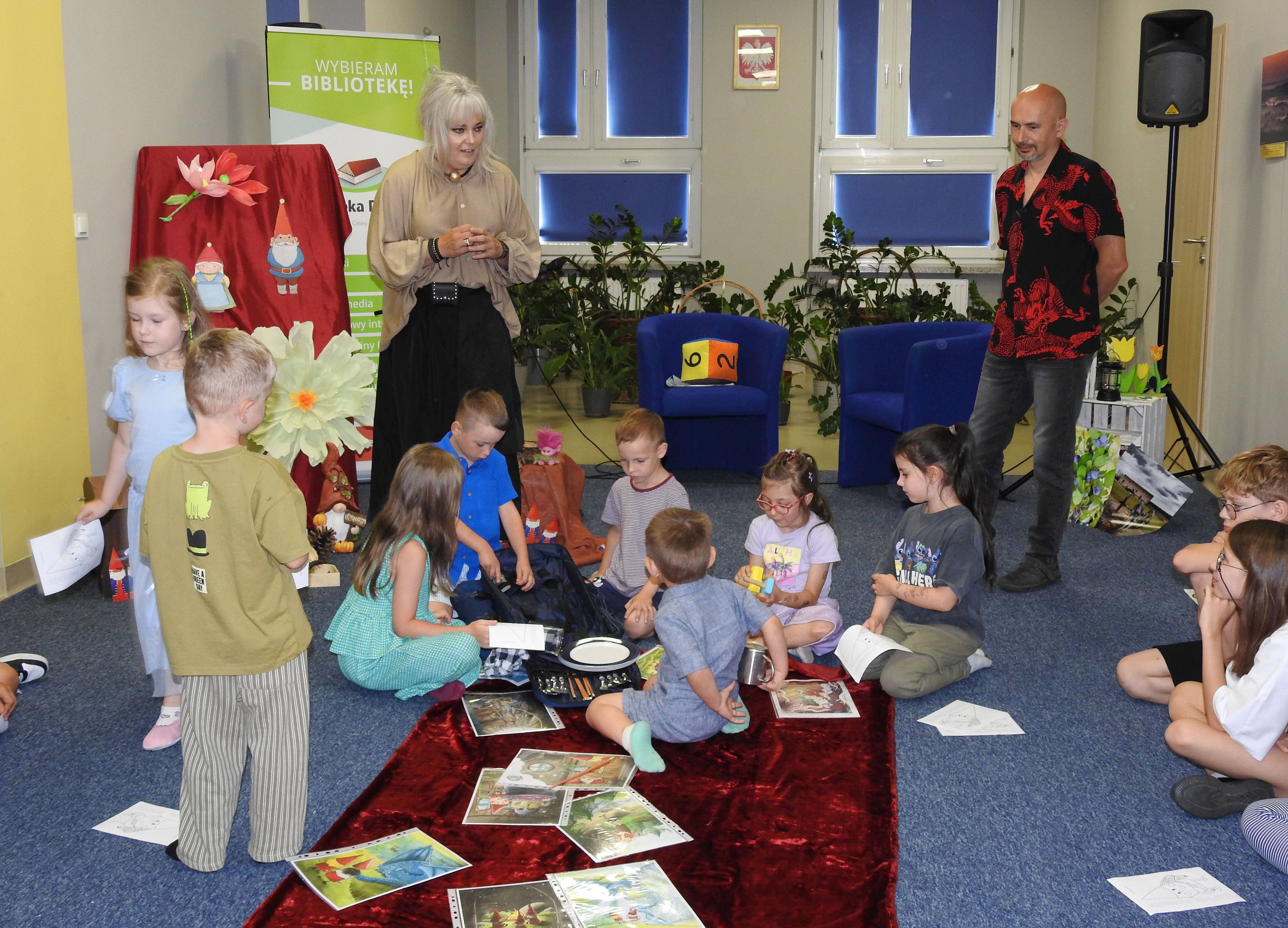 Wakacje w&nbsp;Bibliotece - Herbuś Poziomka