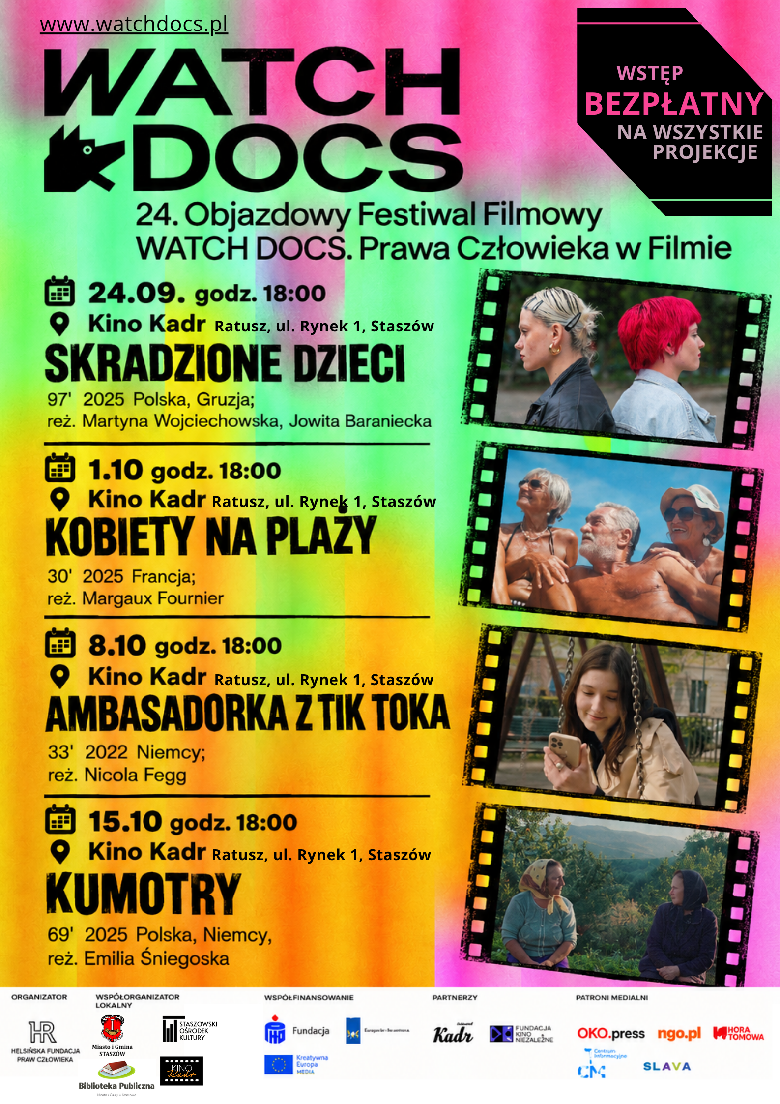 24. Objazdowy Festiwal Filmowy WATCH DOCS. Prawa Człowieka w&nbsp;Filmie