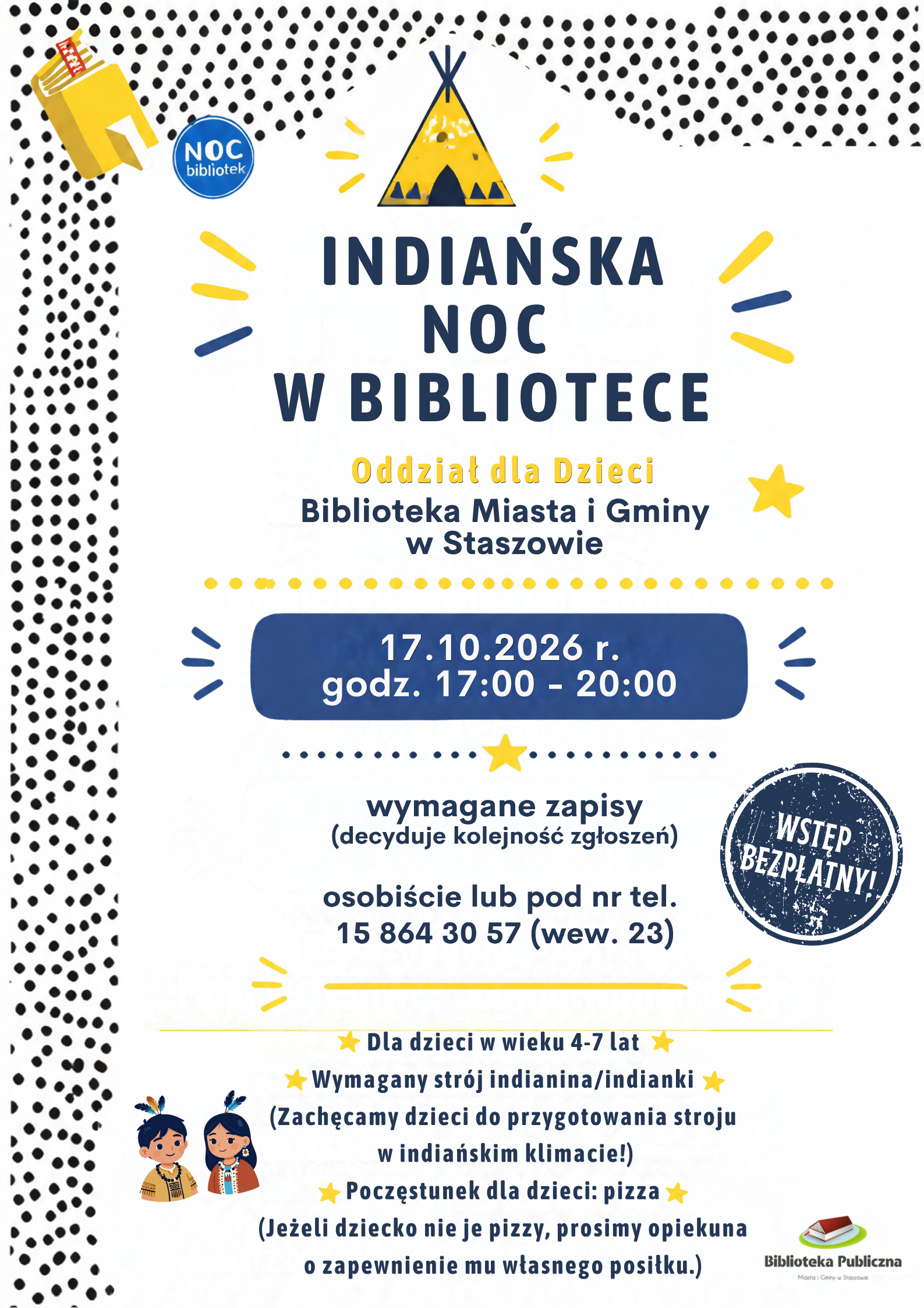 Indiańska Noc w&nbsp;Bibliotece