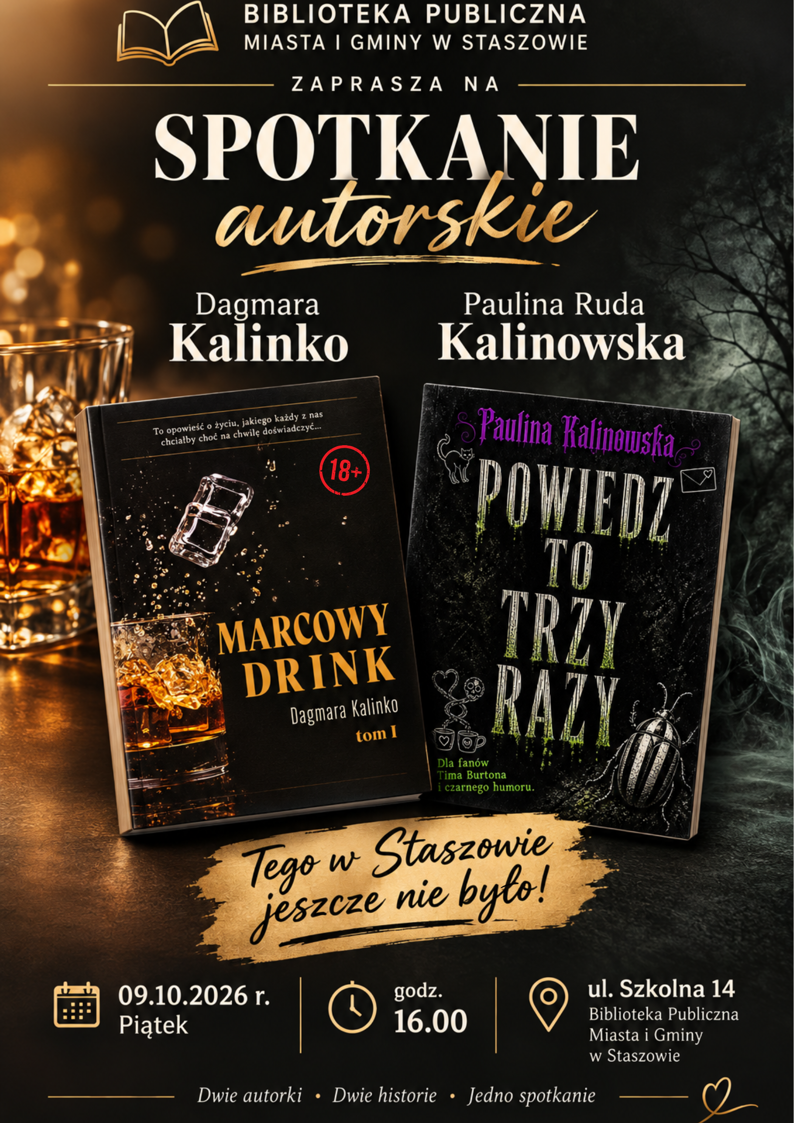 Spotkanie autorskie z&nbsp;Dagmarą Kalinko oraz&nbsp;Pauliną Kalinowską