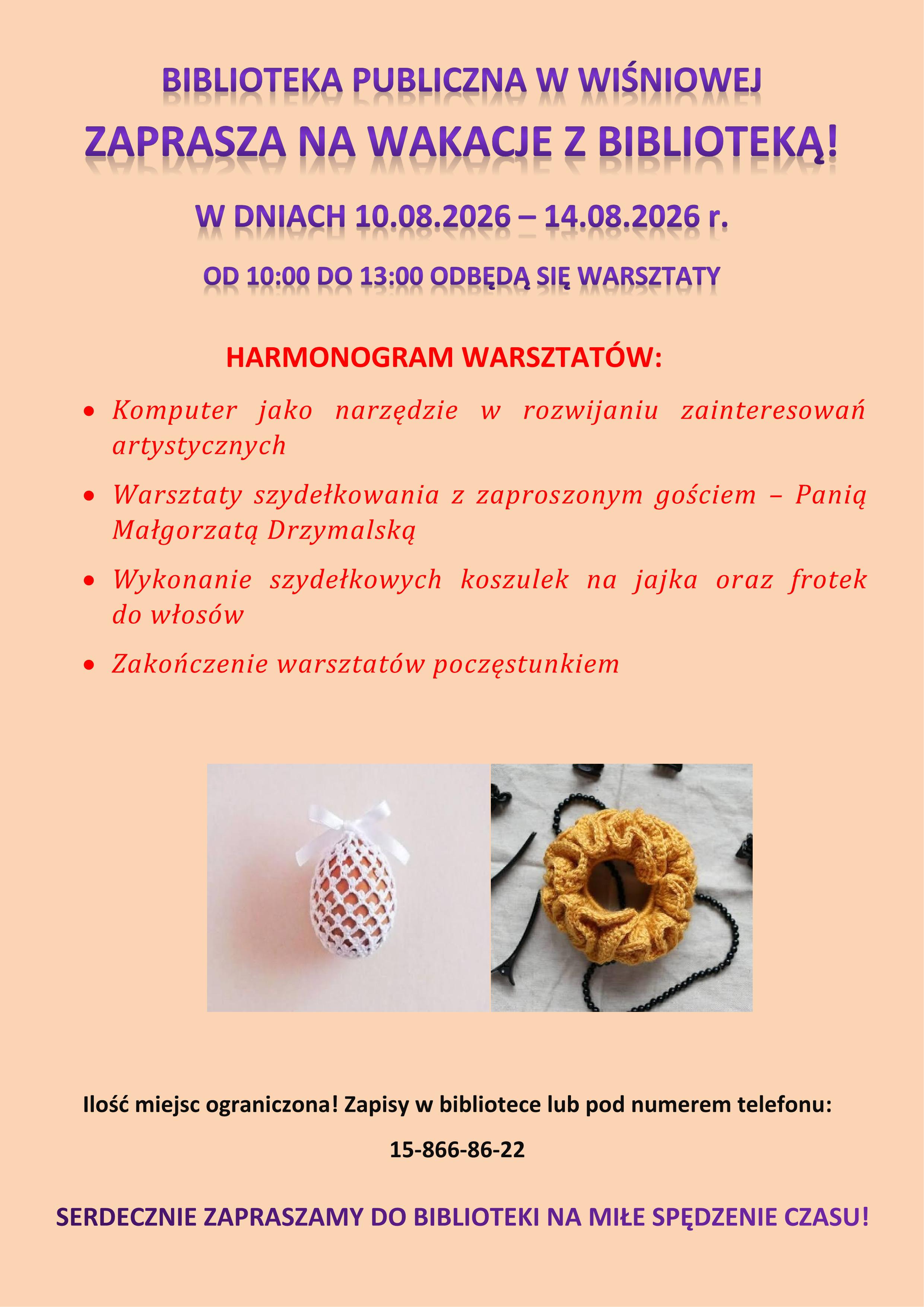 Wakacje w&nbsp;Filiach Biblioteki!