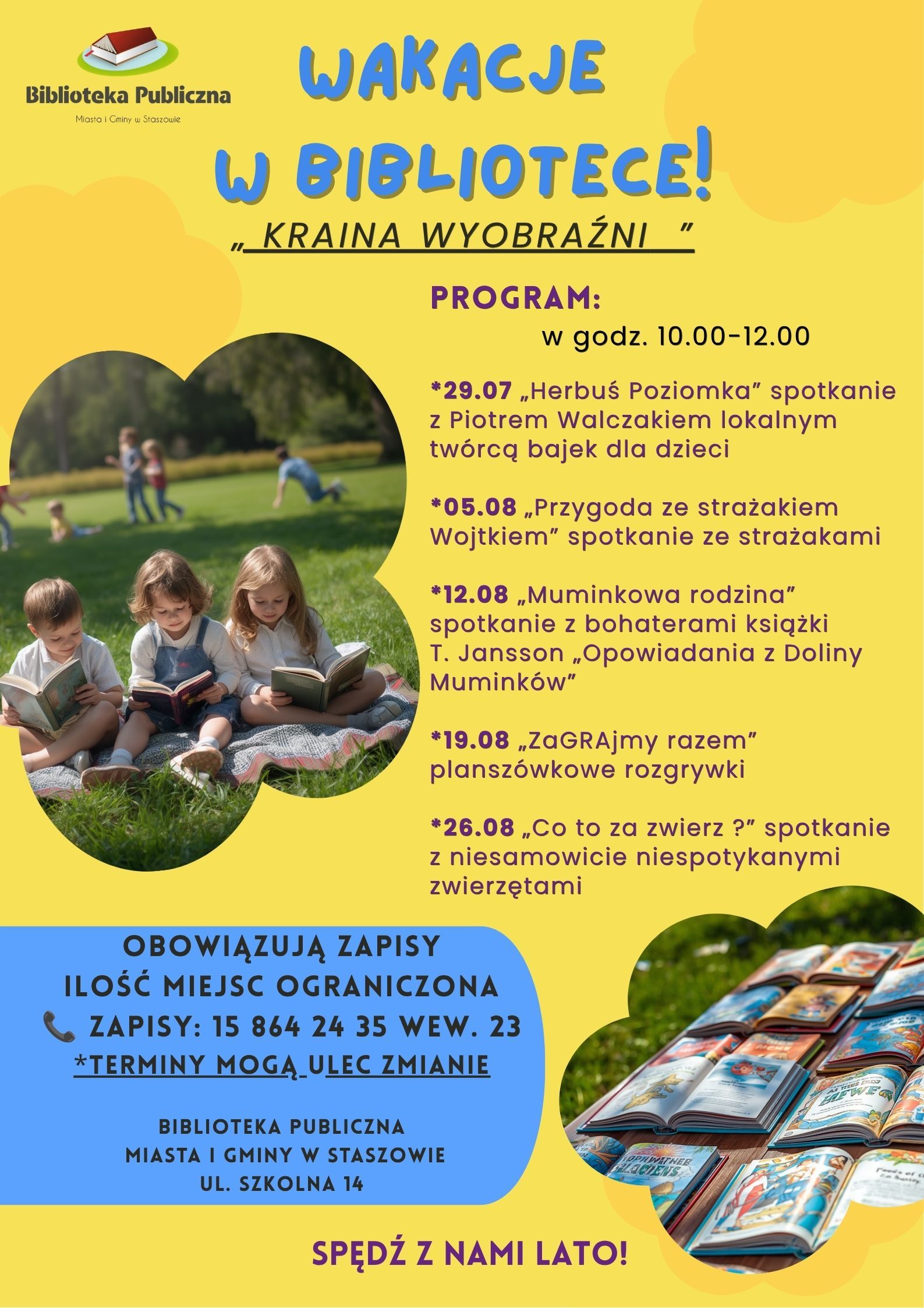 Wakacje w&nbsp;Bibliotece