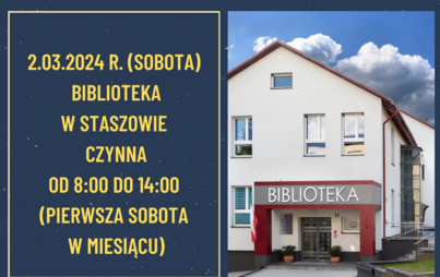 Zdjęcie do Sobota pracująca (Stasz&oacute;w)