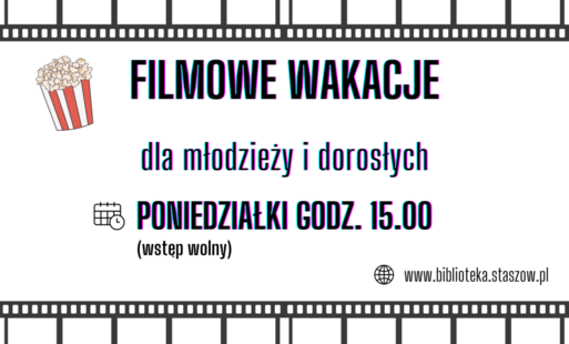 Zdjęcie do Filmowe wakacje w Bibliotece!