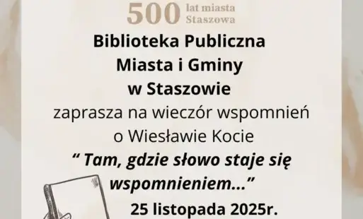 Wieczór wspomnień o Wiesławie Kocie