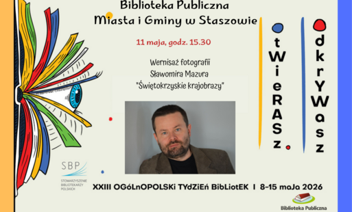 Zapraszamy na wernisaż wystawy fotograficznej Sławomira Mazura!