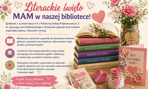 Literackie święto MAM w naszej bibliotece!